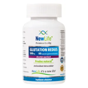 Glutation Redus 500mg, 60 capsule, NewLife