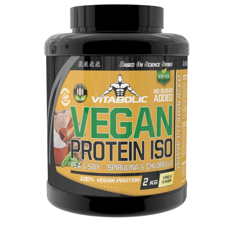 Vegan Protein Vanilie, 2kg, Vitabolic — preț și oferte
