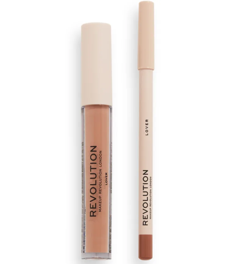 Kit pentru conturarea buzelor Lover, 1 bucata, Makeup Revolution — preț și oferte