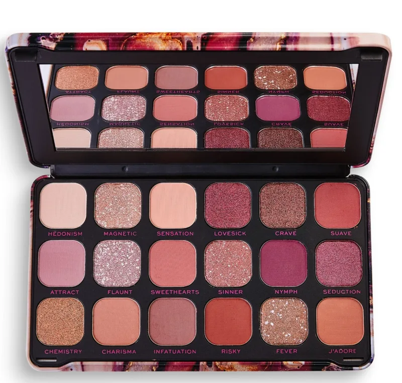 Paleta de farduri de pleoape Forever Flawless Allure, 19.8g, Makeup Revolution — preț și oferte