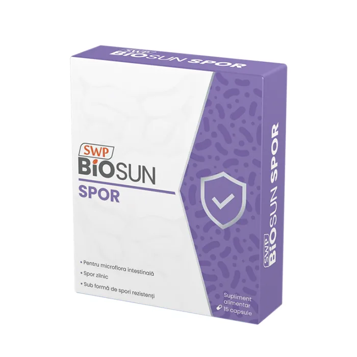 BioSun Spor probiotic, 15 capsule, Sun Wave Pharma — preț și oferte