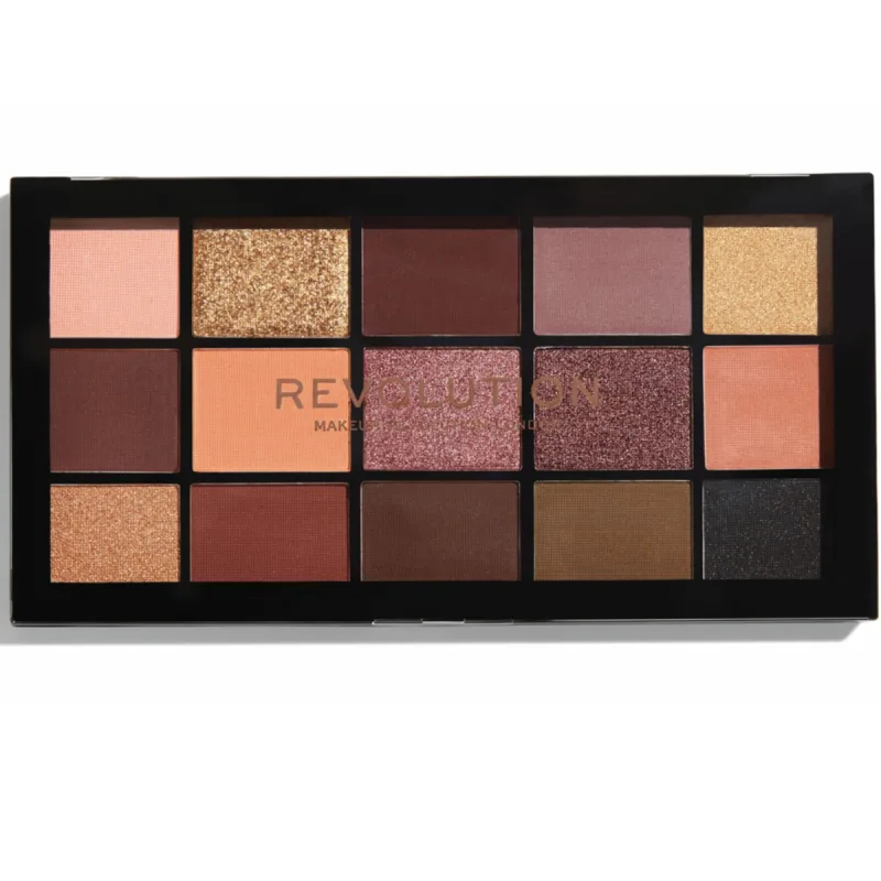 Paleta de farduri pentru pleoape Reloaded Velvet Rose, 16.5g, Makeup Revolution — preț și oferte