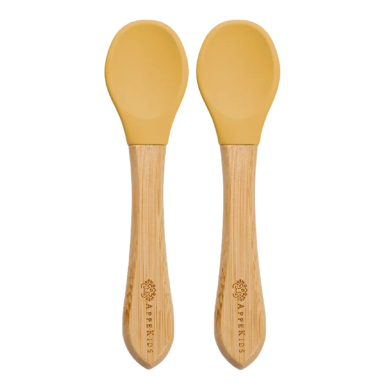Set lingurite din bambus, 6 luni+, Honey, Appekids — preț și oferte