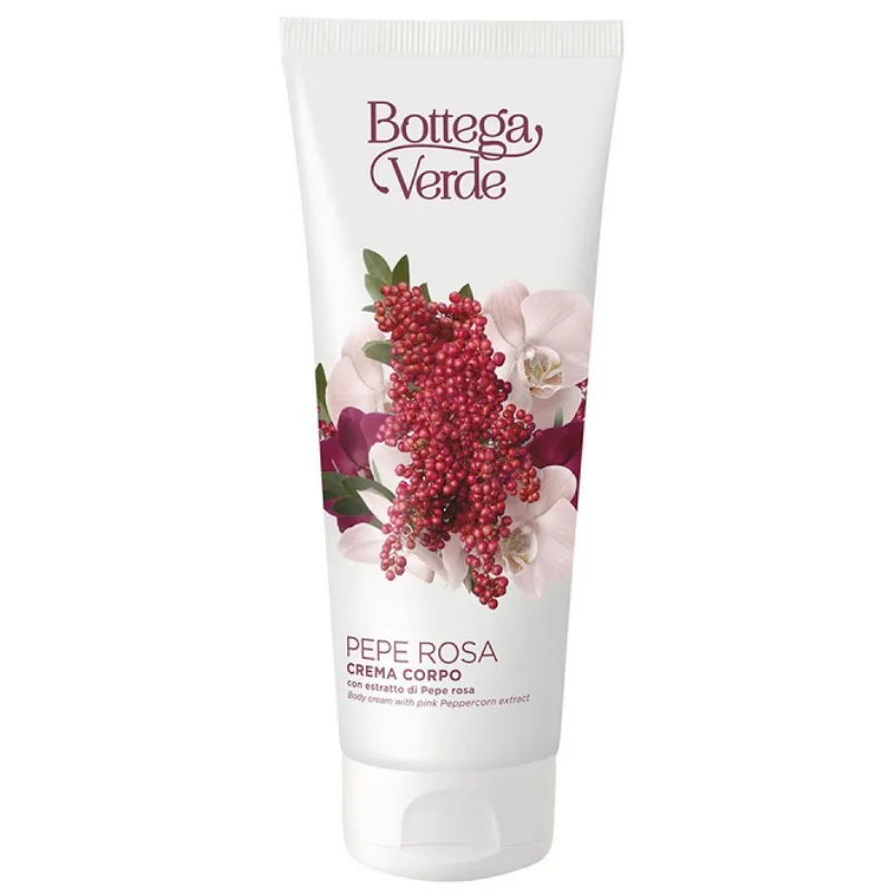 Crema de corp hidratanta cu extract de piper roz Pepe Rosa, 200ml, Bottega Verde — preț și oferte