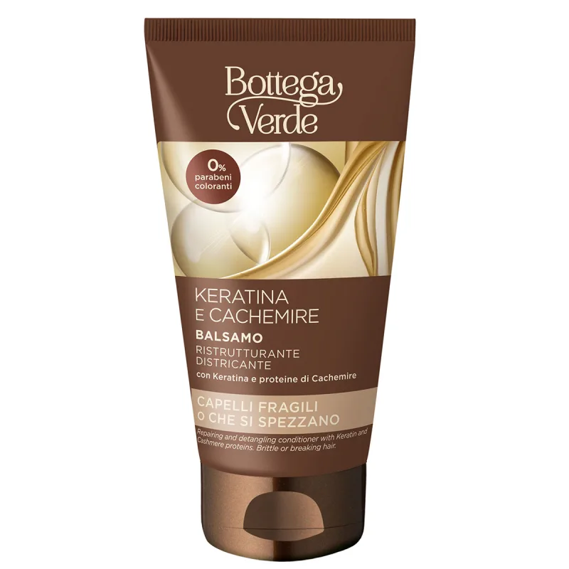 Balsam de par cu keratina si proteine de casmir, 150ml, Bottega Verde — preț și oferte