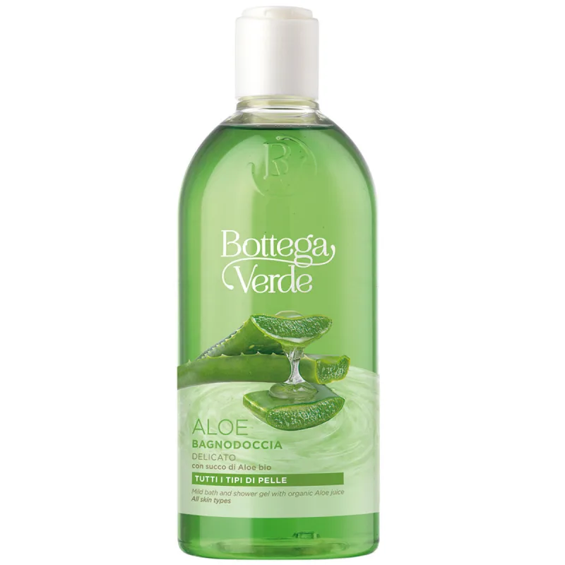 Gel de dus cu extract de suc de aloe vera Bio, 400ml, Bottega Verde — preț și oferte