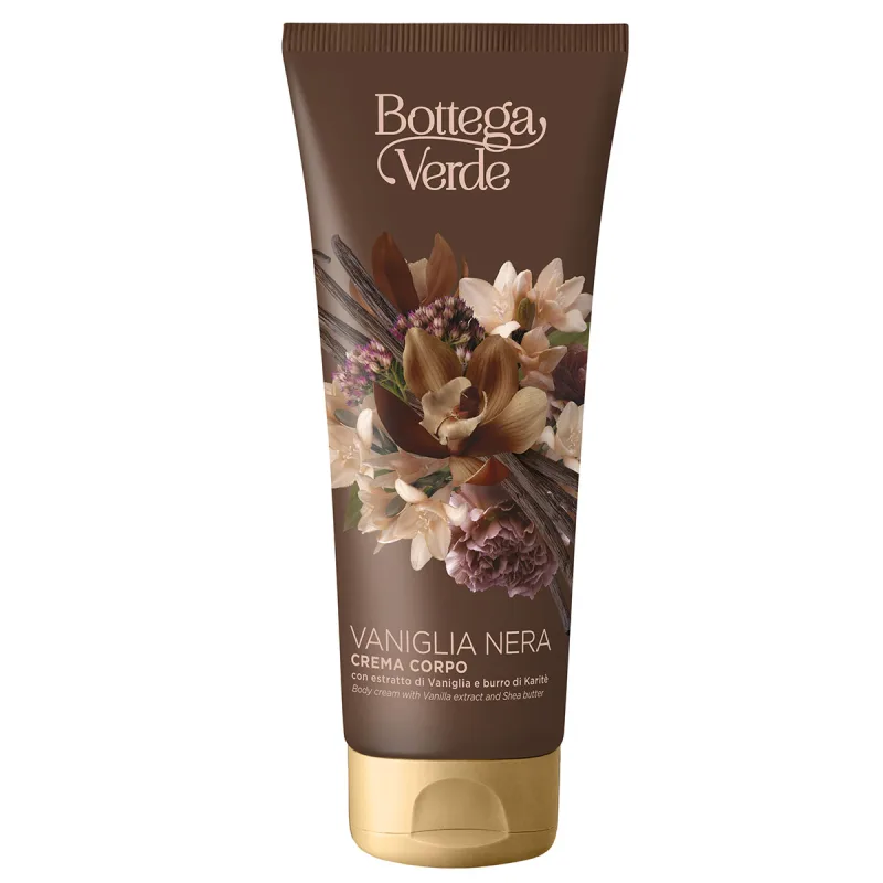 Crema de corp cu extract de vanilie neagra si unt de shea, 200ml, Bottega Verde — preț și oferte