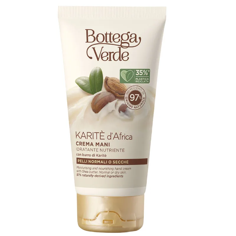 Crema de maini intens hidratanta cu unt de shea si karite, 75ml, Bottega Verde — preț și oferte