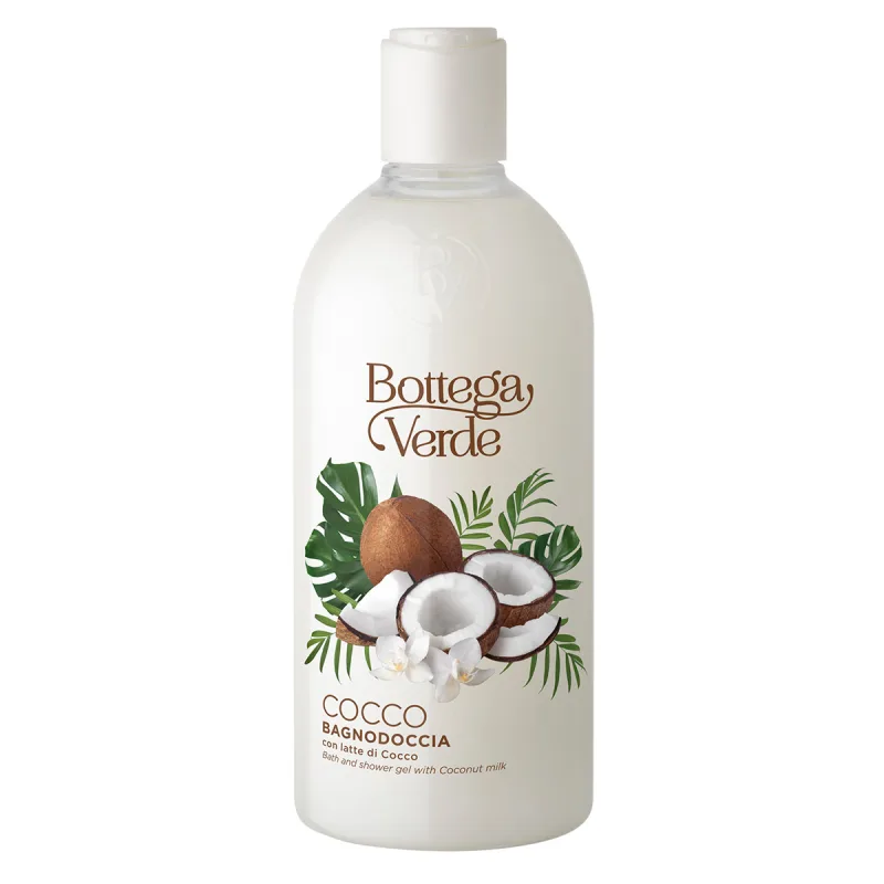 Gel de dus cu extract de cocos Cocco, 400ml, Bottega Verde — preț și oferte