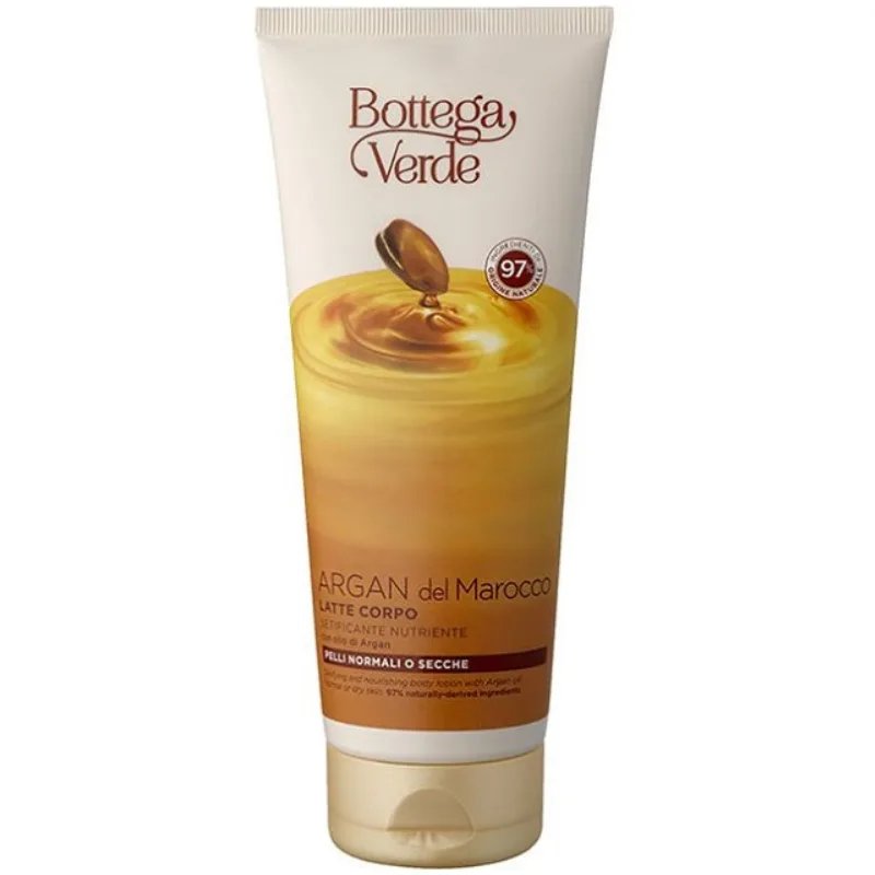Lapte de corp cu ulei de argan Argan del Marocco, 200ml, Bottega Verde — preț și oferte