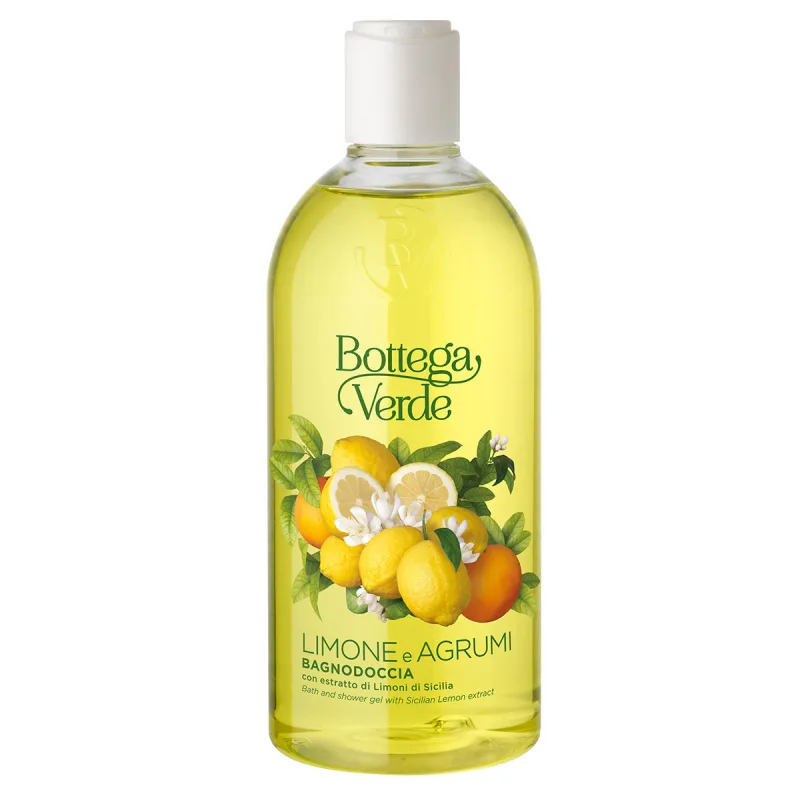 Gel de dus cu aroma de lamai Limone e Agrumi, 400ml, Bottega Verde — preț și oferte