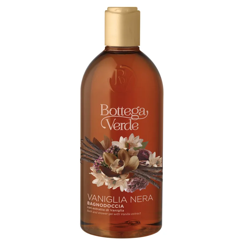 Gel de dus delicat cu extract de vanilie neagra, 400ml, Bottega Verde — preț și oferte