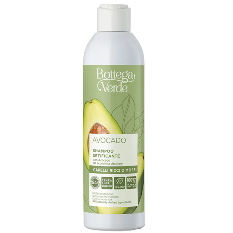 Sampon pentru par cret sau ondulat cu extract de avocado, 250ml, Bottega Verde — preț și oferte