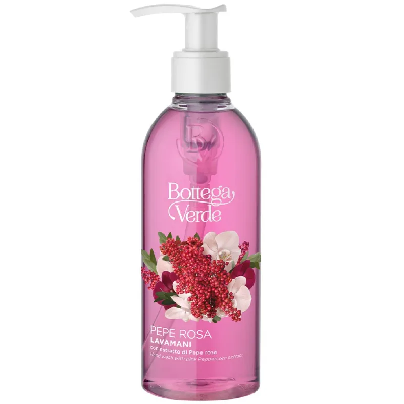 Sapun delicat cu extract de piper roz Pepe Rosa, 250ml, Bottega Verde — preț și oferte