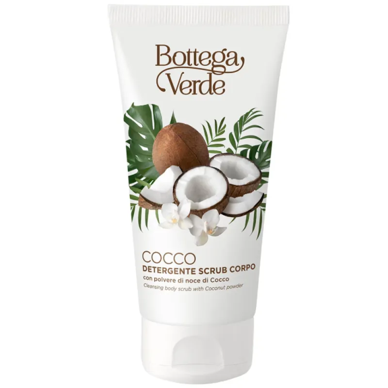 Scrub pentru corp cu pudra de nuca de cocos Cocco, 150ml, Bottega Verde — preț și oferte