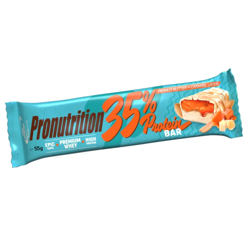 Baton proteic cu unt de arahide, 55g, Pro Nutrition — preț și oferte