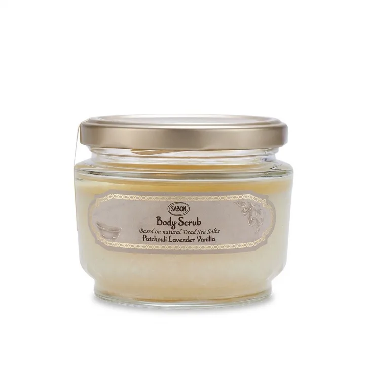 Exfoliant de corp Patchouli Lavender Vanilla, 320g, Sabon — preț și oferte