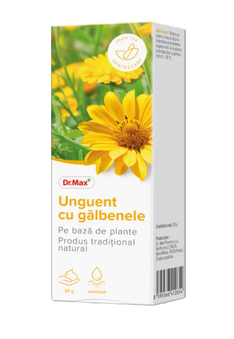 Dr. Max Unguent cu galbenele, 20g — preț și oferte