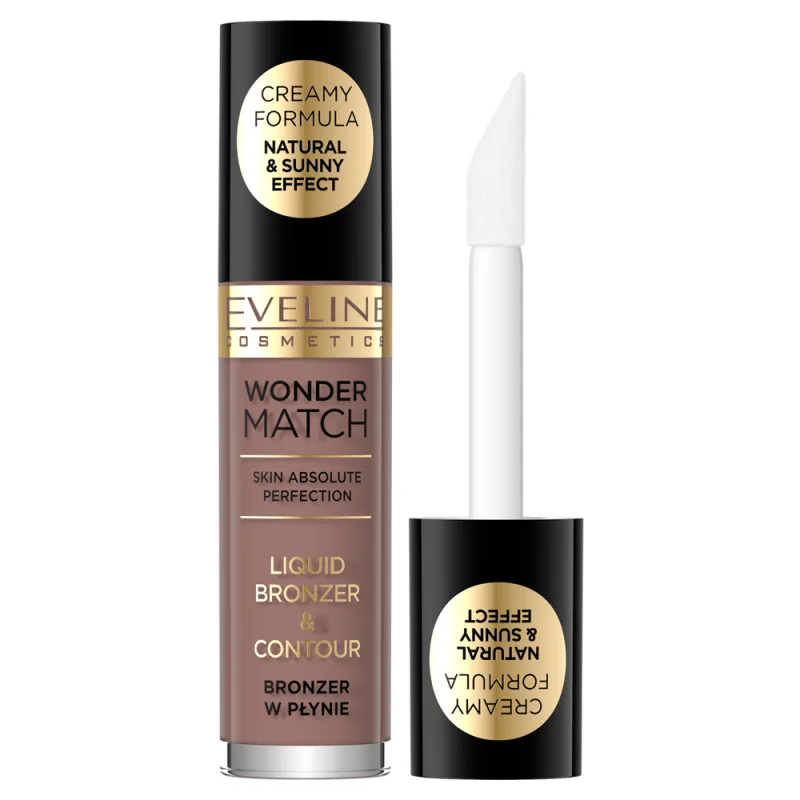 Bronzer lichid pentru ten Wonder Match 01, 5ml, Eveline Cosmetics — preț și oferte