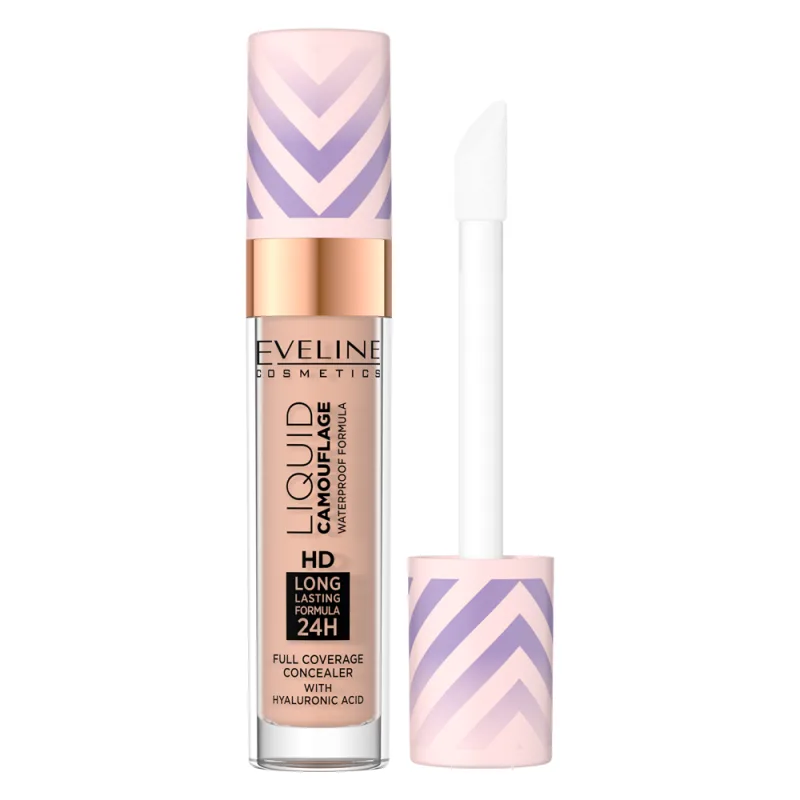 Corector lichid rezistent la apa Camouflage Waterproof Formula 06 Medium Beige, 7.5ml, Eveline Cosmetics — preț și oferte