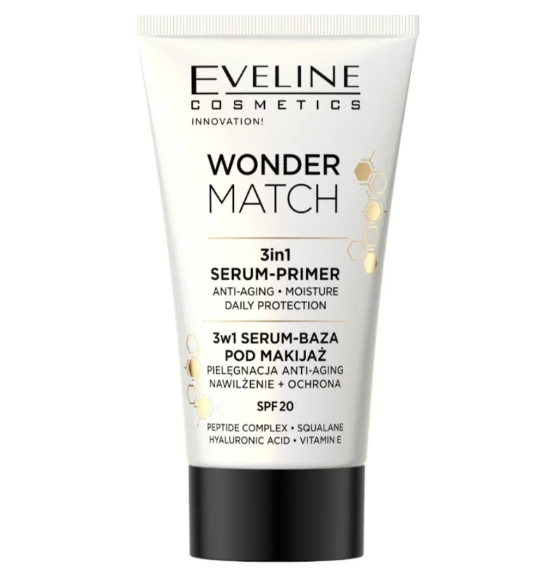 Serum-primer Wonder Match 3in1, 30ml, Eveline Cosmetics — preț și oferte