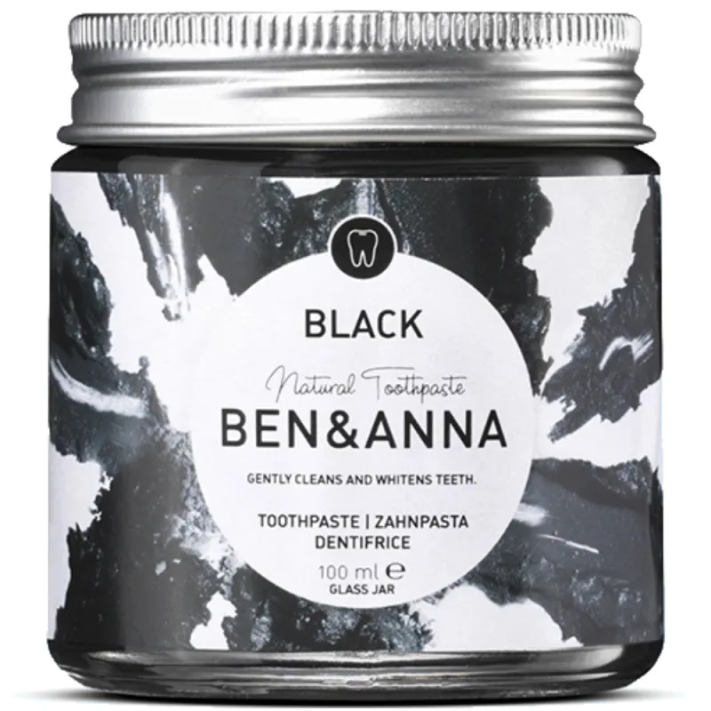 Pasta de dinti neagra, 100ml, Ben&Anna — preț și oferte