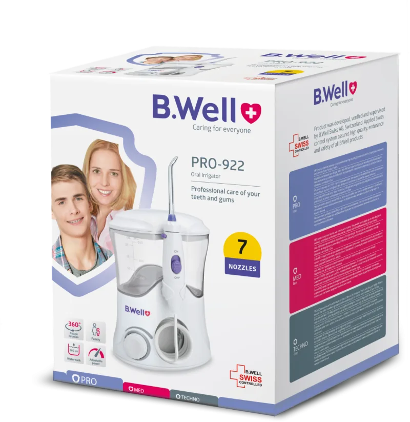 Irigator oral statie cu 7 capete All Family Use PRO-922, 1 bucata, B.Well — preț și oferte