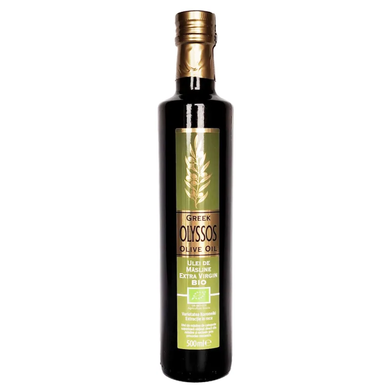 Ulei Eco de masline extravirgin Olyssos, 500ml, Creta Oil — preț și oferte