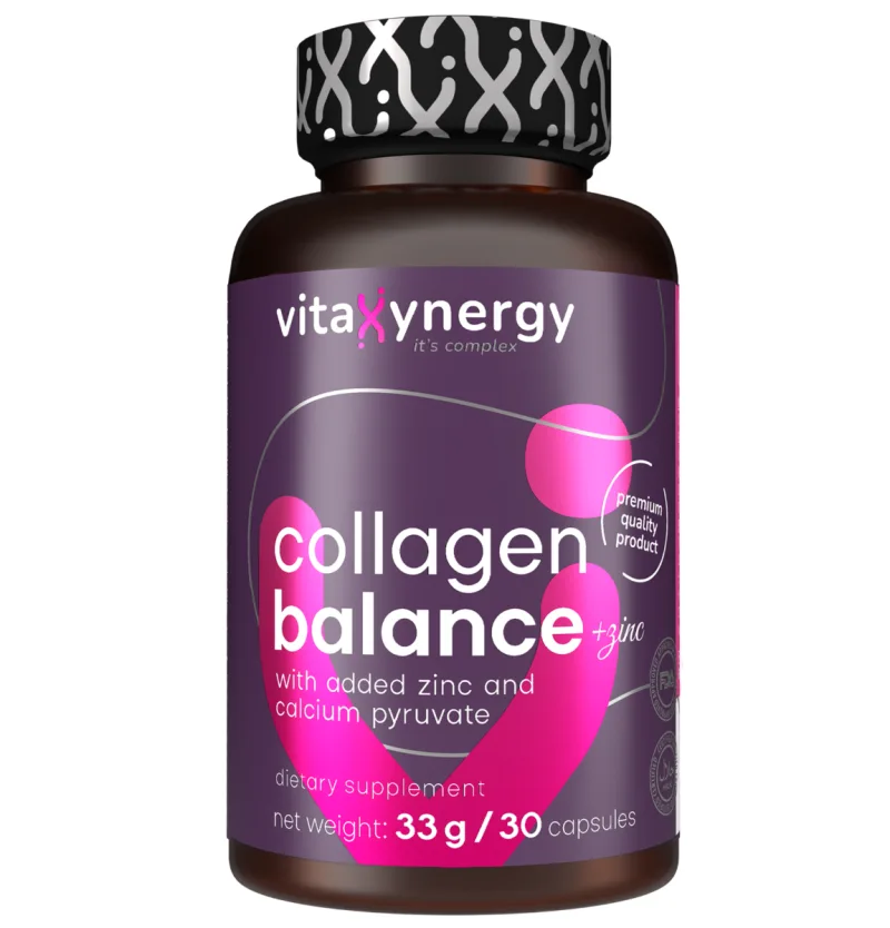 Collagen Balance + Zinc, 30 capsule, Vitaxynergy — preț și oferte
