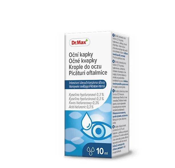Dr. Max Picaturi oftalmice pentru hidratare intensa, 10ml — preț și oferte