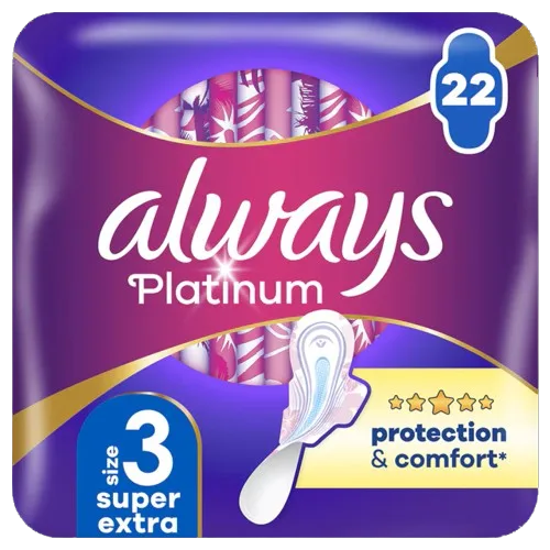 Absorbante Platinum Night Protection & Comfort, 22 bucati, Always — preț și oferte