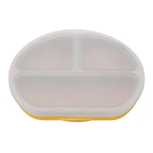 Farfurie din silicon cu capac, 6 luni+, Honey, Appekids