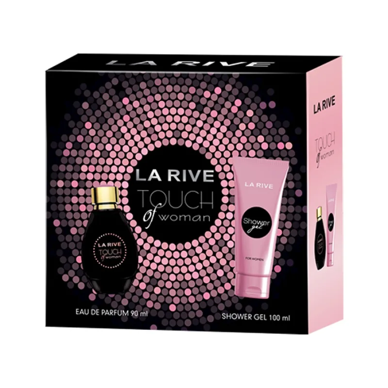 Pachet Touch Of Woman Apa de parfum 90ml+ Gel de dus 100ml, La Rive — preț și oferte