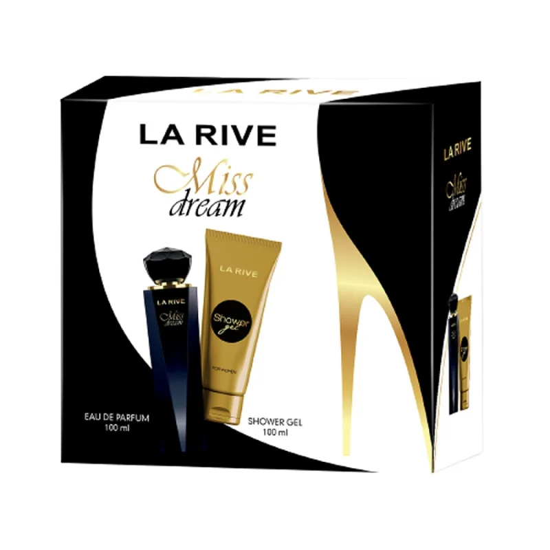 Pachet Miss Dream Apa de parfum 100ml+ Gel de dus 100ml, La Rive — preț și oferte