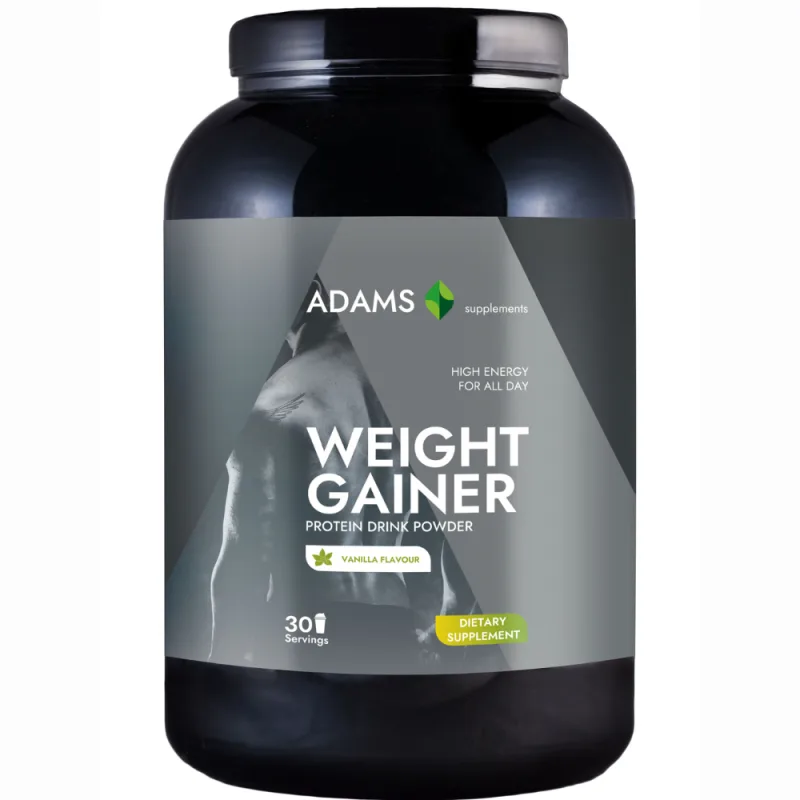 Weight Gainer cu aroma de vanilie, 1500g, Adams Vision — preț și oferte