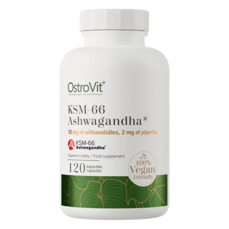 Ashwagandha KSM-66, 120 capsule, OstroVit — preț și oferte