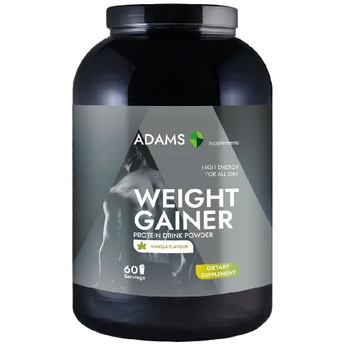 Weight Gainer cu aroma de vanilie, 3000g, Adams Vision — preț și oferte