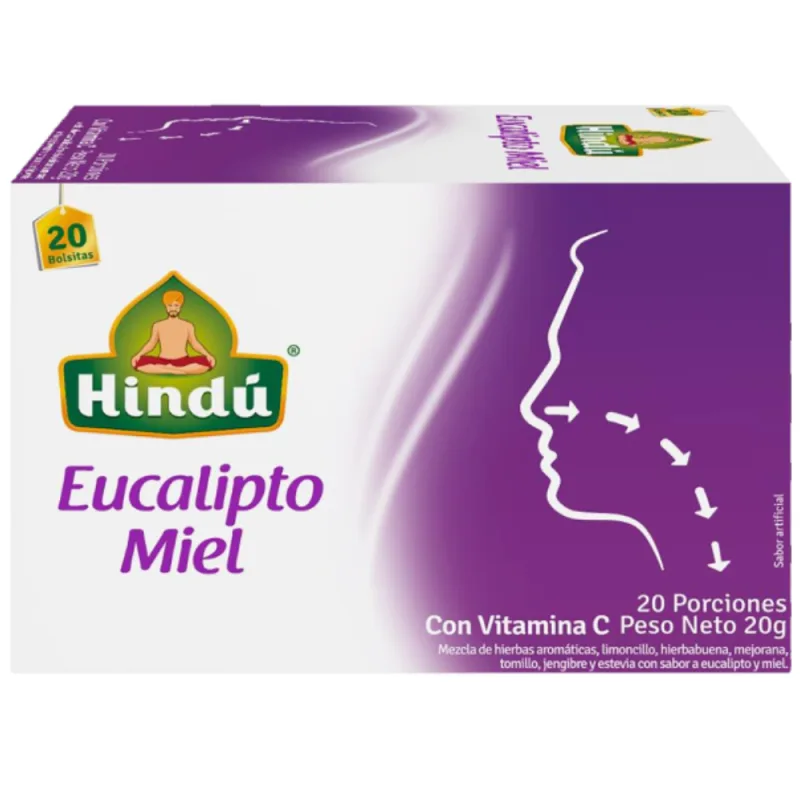 Ceai de eucalipt cu miere, 20g, Hindu — preț și oferte