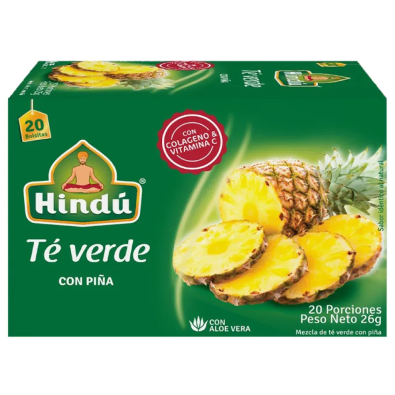 Ceai verde cu ananas, 26g, Hindu — preț și oferte