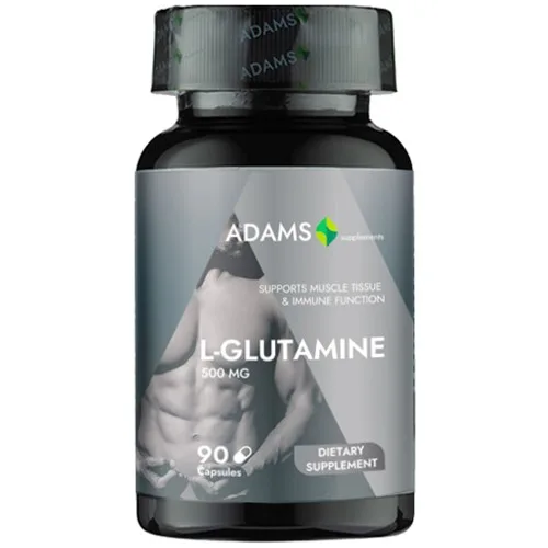 L-Glutamina 500mg, 90 capsule, Adams Vision — preț și oferte