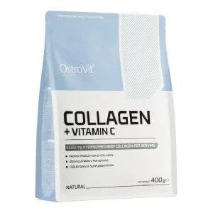 Colagen cu Vitamina C, Natural, 400 g, OstroVit