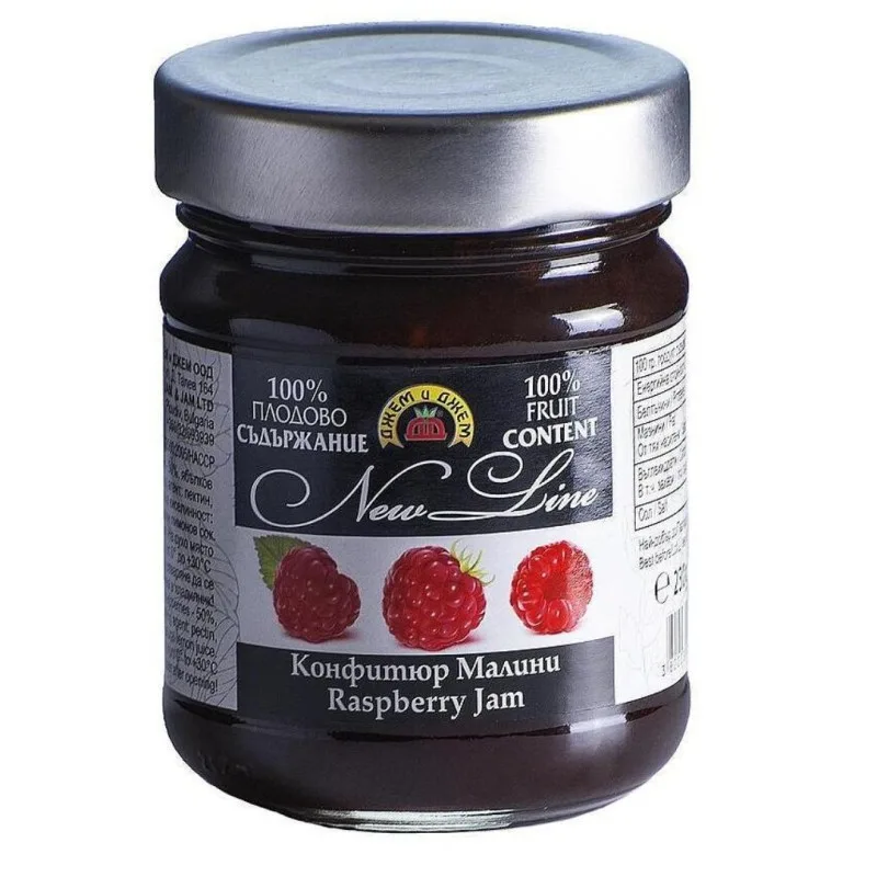 Gem de zmeura fara zahar, 230g, Jam&Jam — preț și oferte
