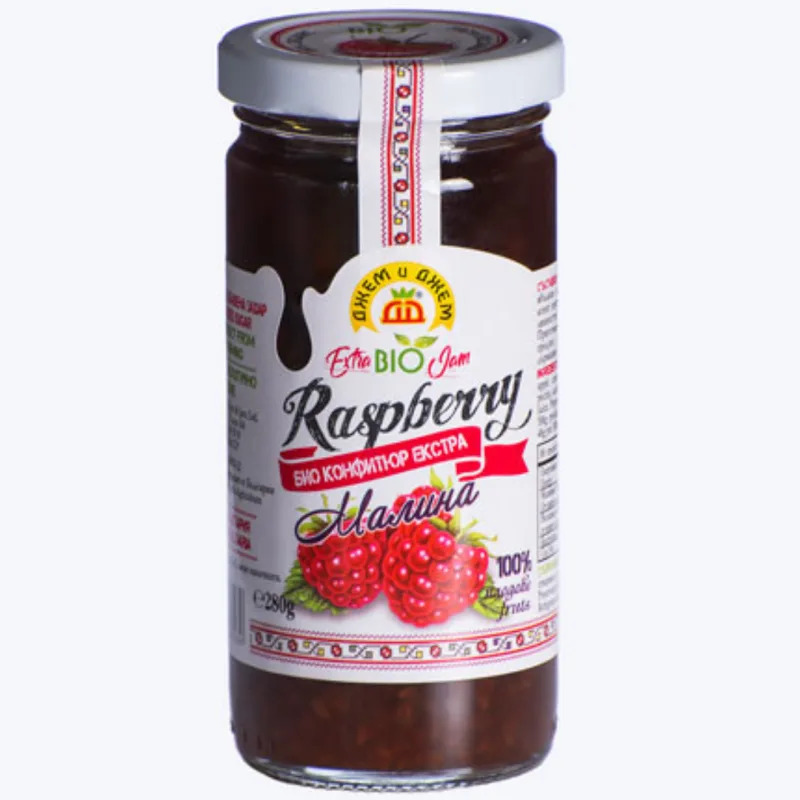 Gem Bio de zmeura, 280g, Jam&Jam — preț și oferte