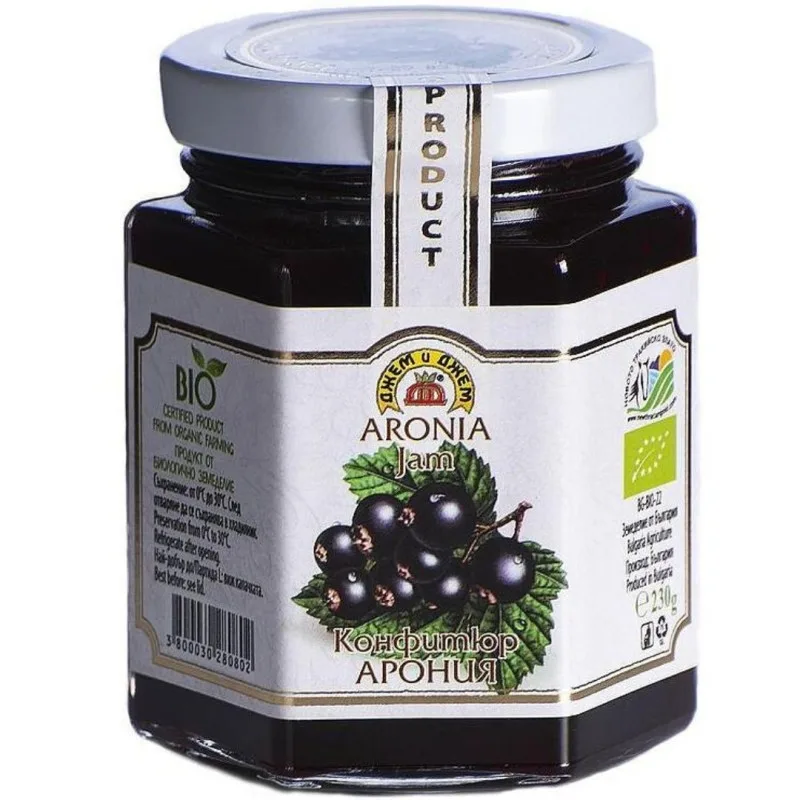 Gem Bio de aronia, 230g, Jam&Jam — preț și oferte