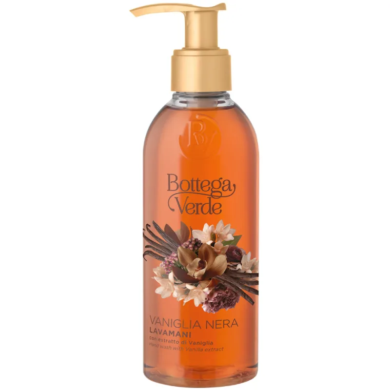 Sapun lichid hidratant cu extract de vanilie neagra Vaniglia Nera, 250ml, Bottega Verde — preț și oferte