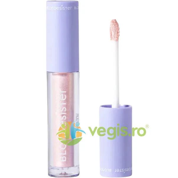 Fard lichid de ochi stralucitor Gloweye - Rose Quartz 04, 2.5ml, Blondesister — preț și oferte