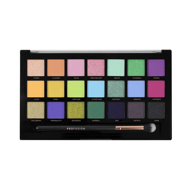 Paleta de farduri cu 21 nuante + Pensula Dreamscape, Profusion Cosmetics — preț și oferte