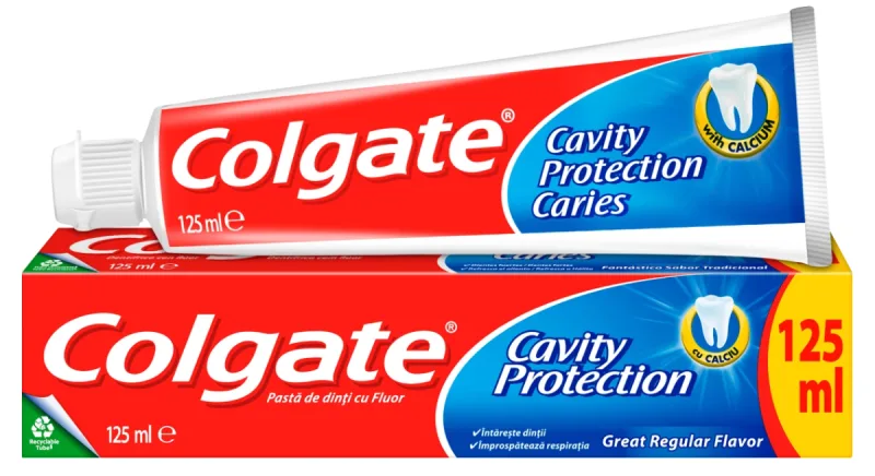 Pasta de dinti Cavity Protection, 125ml, Colgate — preț și oferte