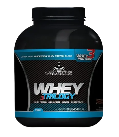 Whey Trilogy Standard cu aroma de Capsuni, 2kg, Vitabolic — preț și oferte