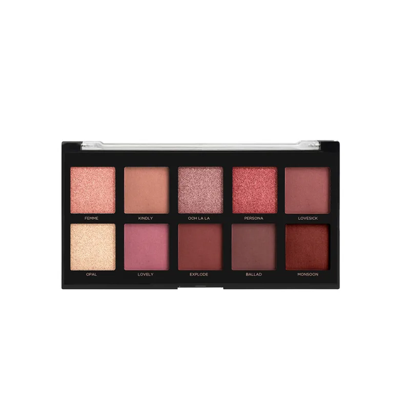Paleta de farduri cu 10 nuante Mauves, 103g, Profusion Cosmetics — preț și oferte
